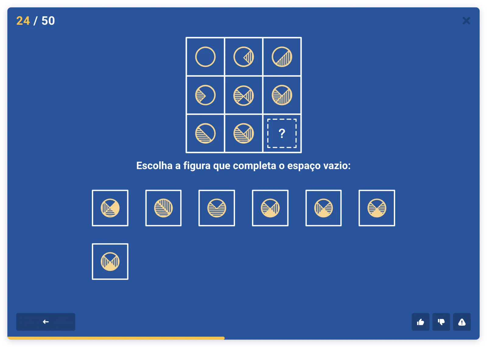 Teste de QI com Matrizes Progressivas de Raven